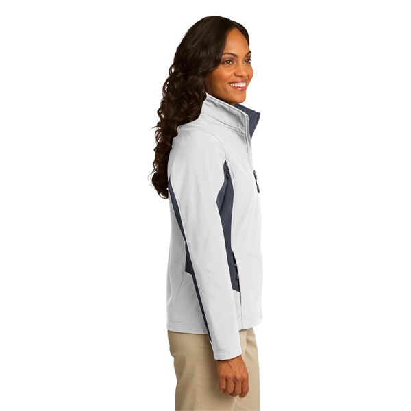 Port Authority Women's Core Colorblock Soft Shell Jacket. - Port Authority Women's Core Colorblock Soft Shell Jacket. - Image 24 of 28