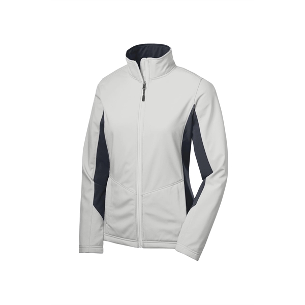 Port Authority Women's Core Colorblock Soft Shell Jacket. - Port Authority Women's Core Colorblock Soft Shell Jacket. - Image 25 of 28