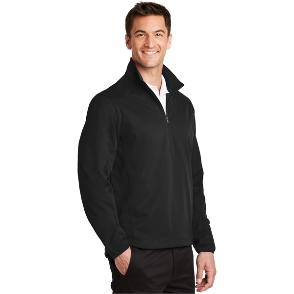 Port Authority Active 1/2-Zip Soft Shell Jacket. - Port Authority Active 1/2-Zip Soft Shell Jacket. - Image 7 of 34