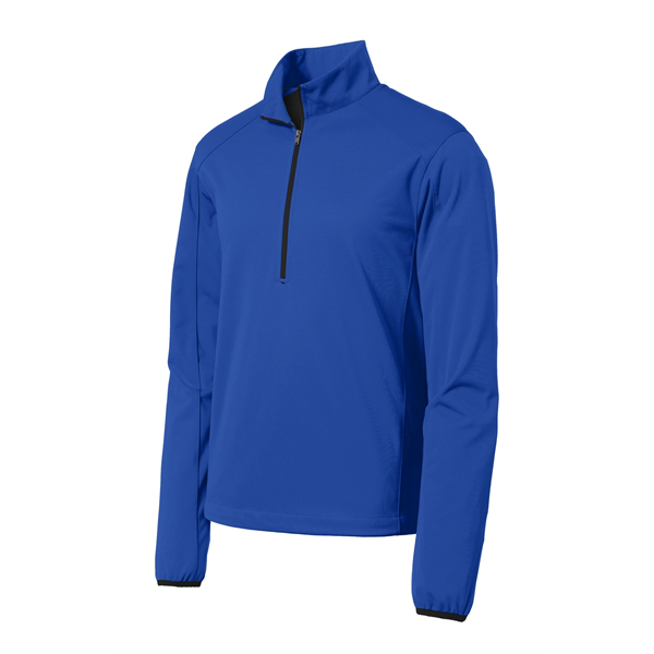 Port Authority Active 1/2-Zip Soft Shell Jacket. - Port Authority Active 1/2-Zip Soft Shell Jacket. - Image 19 of 34