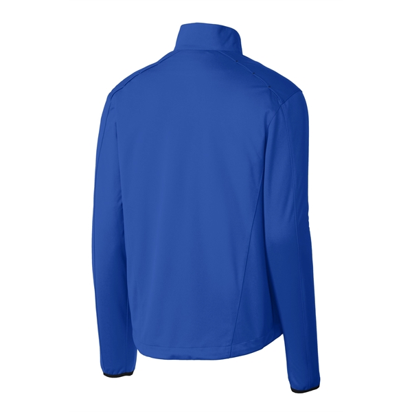 Port Authority Active 1/2-Zip Soft Shell Jacket. - Port Authority Active 1/2-Zip Soft Shell Jacket. - Image 20 of 34