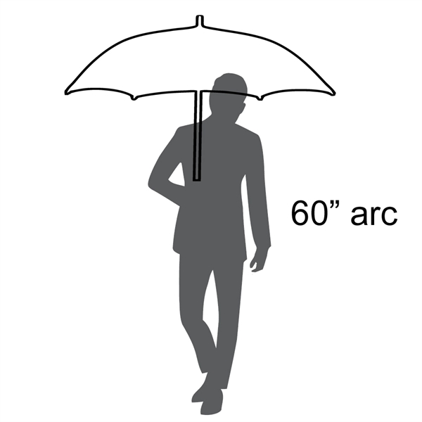 Wind Vented Automatic Open Golf Umbrella (60" Arc) - Wind Vented Automatic Open Golf Umbrella (60" Arc) - Image 3 of 3