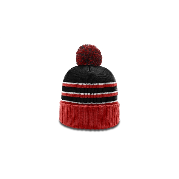 Pom Beanie with Cuff - Pom Beanie with Cuff - Image 2 of 12
