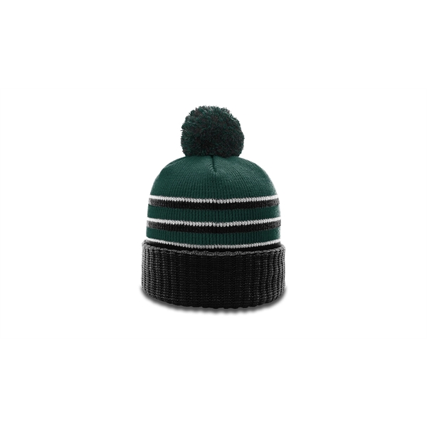 Pom Beanie with Cuff - Pom Beanie with Cuff - Image 4 of 12