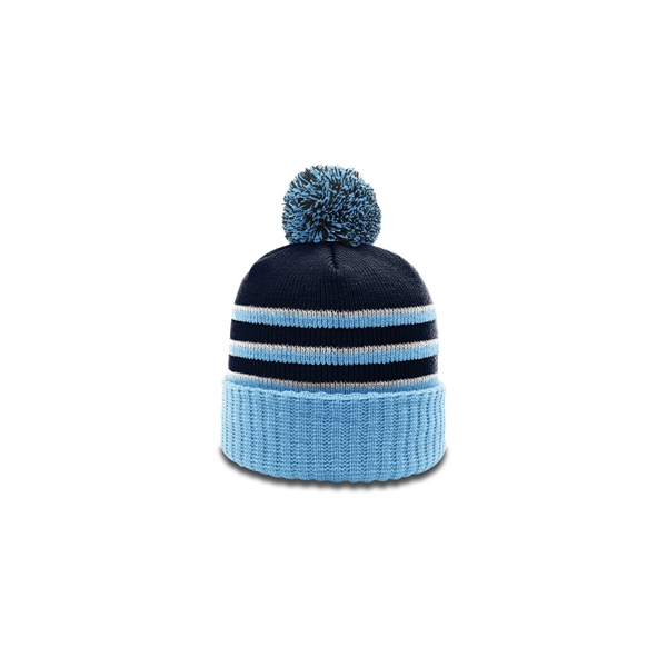 Pom Beanie with Cuff - Pom Beanie with Cuff - Image 6 of 12