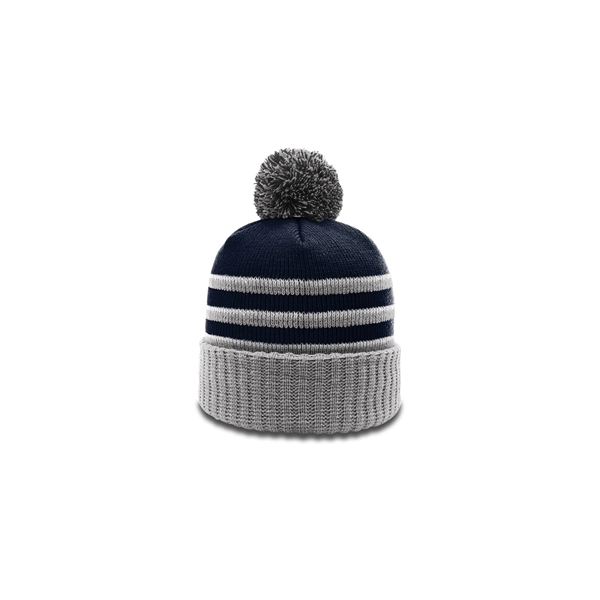 Pom Beanie with Cuff - Pom Beanie with Cuff - Image 7 of 12