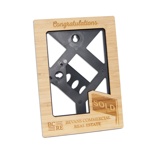 Laser Etched Bamboo Easel Frames - Laser Etched Bamboo Easel Frames - Image 0 of 1