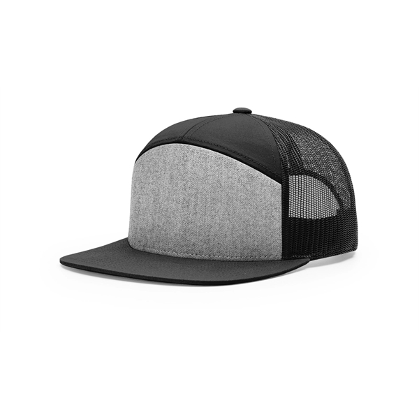 7 Panel Trucker Cap - 7 Panel Trucker Cap - Image 1 of 8