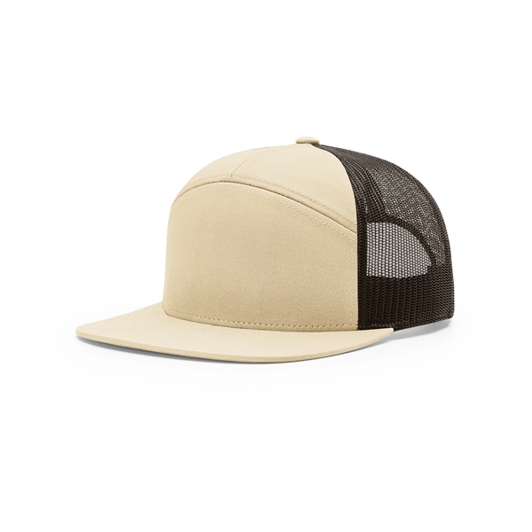 7 Panel Trucker Cap - 7 Panel Trucker Cap - Image 3 of 8