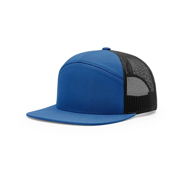 7 Panel Trucker Cap - 7 Panel Trucker Cap - Image 4 of 8