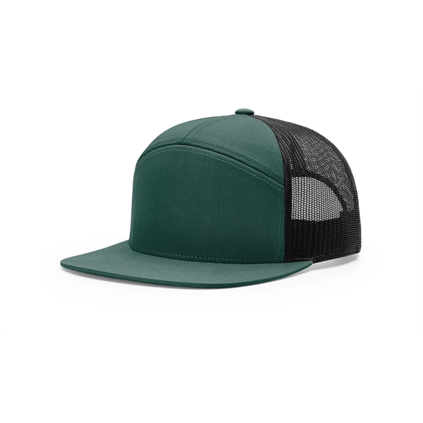 7 Panel Trucker Cap - 7 Panel Trucker Cap - Image 6 of 8