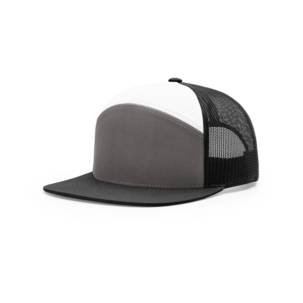 7 Panel Trucker Cap - 7 Panel Trucker Cap - Image 7 of 8