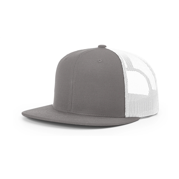 Wool Blend Flatbill Trucker Cap - Wool Blend Flatbill Trucker Cap - Image 2 of 16