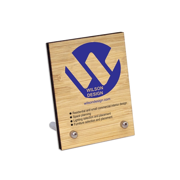 Ultra Vivid Bamboo Desk Plaques with Posts - Ultra Vivid Bamboo Desk Plaques with Posts - Image 0 of 0