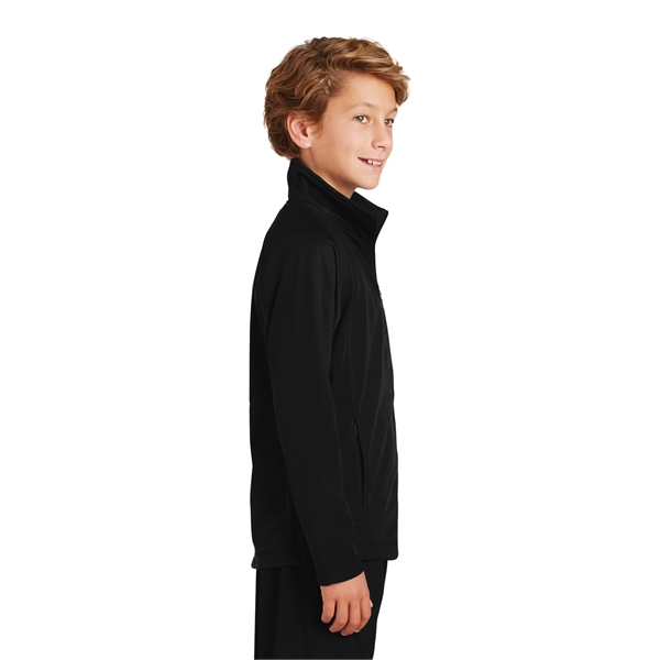 Sport-Tek Youth Tricot Track Jacket. - Sport-Tek Youth Tricot Track Jacket. - Image 5 of 20