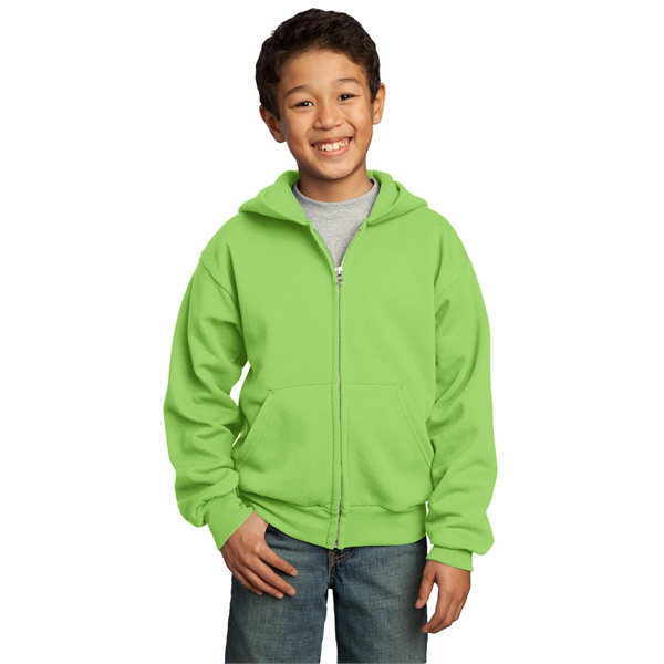 Port & Company - Youth Core Fleece Full-Zip Hooded Sweats... - Port & Company - Youth Core Fleece Full-Zip Hooded Sweats... - Image 110 of 115