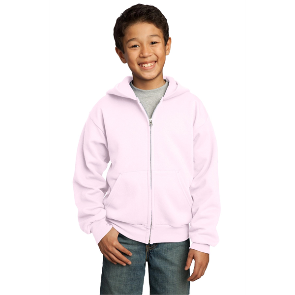 Port & Company - Youth Core Fleece Full-Zip Hooded Sweats... - Port & Company - Youth Core Fleece Full-Zip Hooded Sweats... - Image 111 of 115