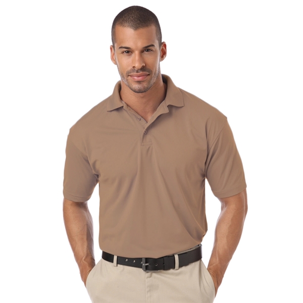 Men's Short Sleeve IL-50 Pocketless Polo - Men's Short Sleeve IL-50 Pocketless Polo - Image 3 of 9