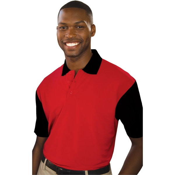 Men's IL-50 Colorblock Polo - Men's IL-50 Colorblock Polo - Image 2 of 3