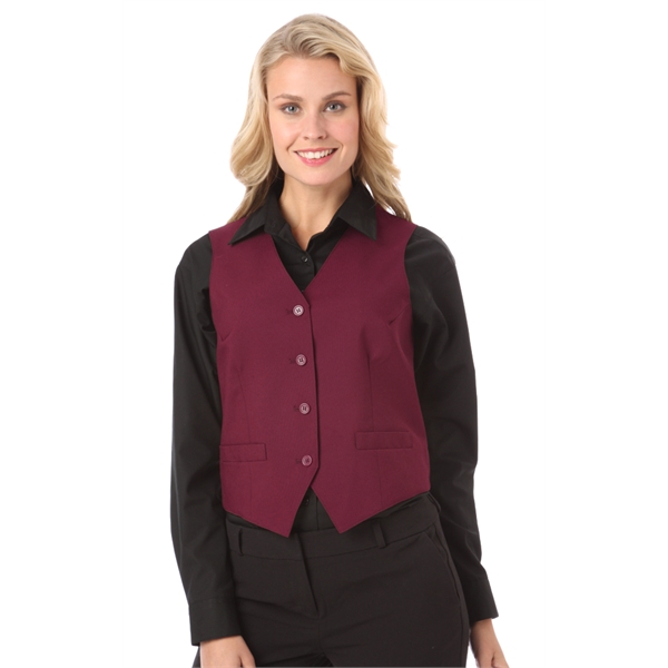 Ladies' Scotchgard™ Treated Twill Bistro Vest - Ladies' Scotchgard™ Treated Twill Bistro Vest - Image 1 of 6