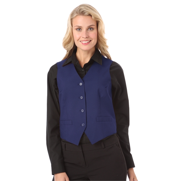 Ladies' Scotchgard™ Treated Twill Bistro Vest - Ladies' Scotchgard™ Treated Twill Bistro Vest - Image 3 of 6