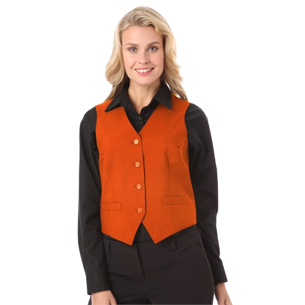 Ladies' Scotchgard™ Treated Twill Bistro Vest - Ladies' Scotchgard™ Treated Twill Bistro Vest - Image 4 of 6
