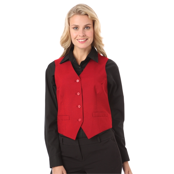 Ladies' Scotchgard™ Treated Twill Bistro Vest - Ladies' Scotchgard™ Treated Twill Bistro Vest - Image 5 of 6