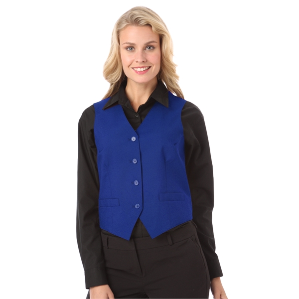 Ladies' Scotchgard™ Treated Twill Bistro Vest - Ladies' Scotchgard™ Treated Twill Bistro Vest - Image 6 of 6