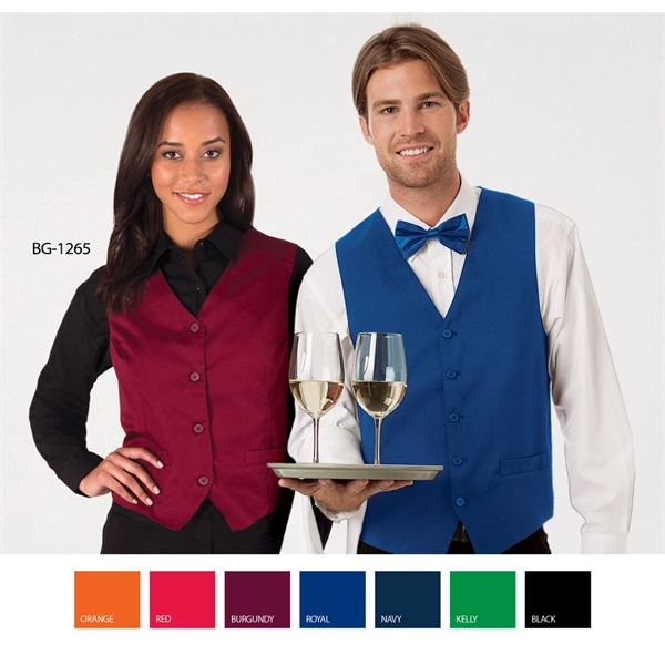 Ladies' Scotchgard™ Treated Twill Bistro Vest - Ladies' Scotchgard™ Treated Twill Bistro Vest - Image 0 of 6