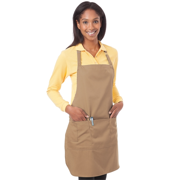 Adult Scotchgard™ Treated Twill Bib Apron - Adult Scotchgard™ Treated Twill Bib Apron - Image 10 of 13