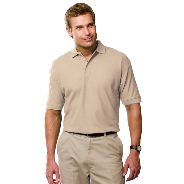 Men's Short Sleeve Egyptian Cotton Pique Polo - Men's Short Sleeve Egyptian Cotton Pique Polo - Image 25 of 25