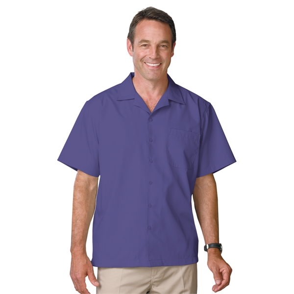 Men's Poplin Cotton Camp Shirt - Men's Poplin Cotton Camp Shirt - Image 3 of 9