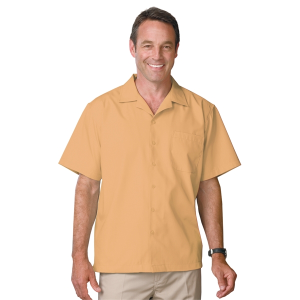 Men's Poplin Cotton Camp Shirt - Men's Poplin Cotton Camp Shirt - Image 4 of 9