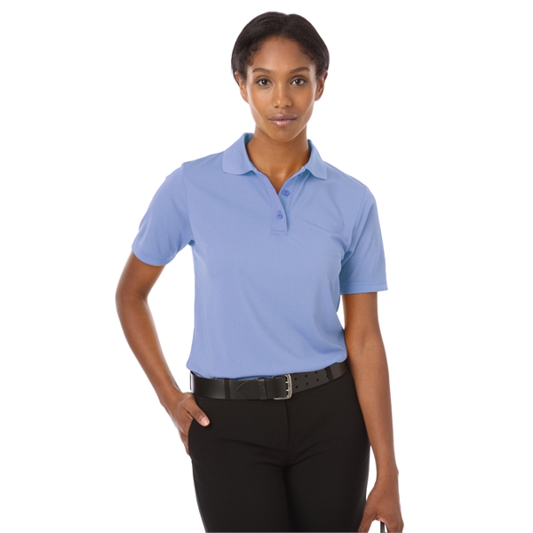 Ladies' Short Sleeve IL-50 Pocketless Polo - Ladies' Short Sleeve IL-50 Pocketless Polo - Image 3 of 8