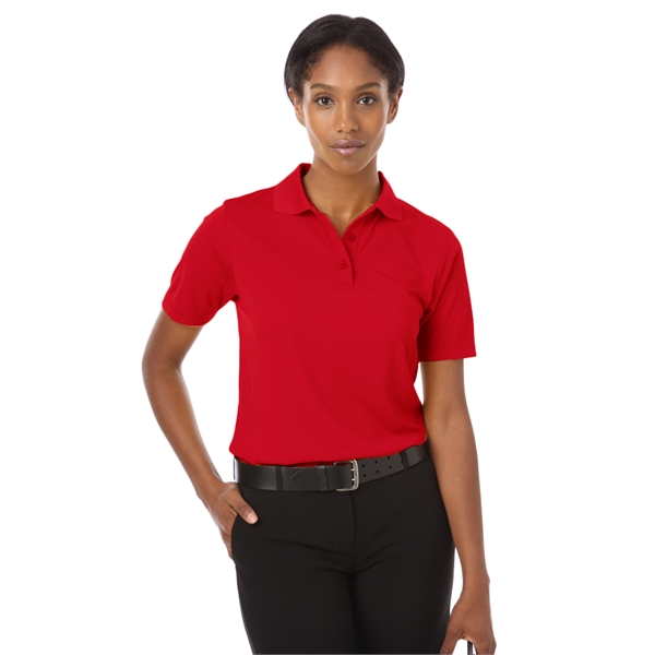 Ladies' Short Sleeve IL-50 Pocketless Polo - Ladies' Short Sleeve IL-50 Pocketless Polo - Image 5 of 8