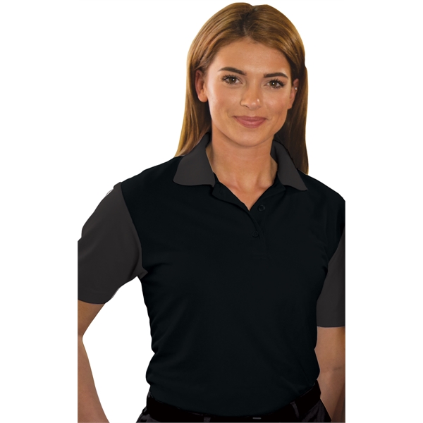 Ladies' IL-50 Colorblock Polo - Ladies' IL-50 Colorblock Polo - Image 1 of 5