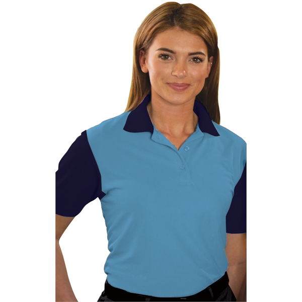Ladies' IL-50 Colorblock Polo - Ladies' IL-50 Colorblock Polo - Image 3 of 5
