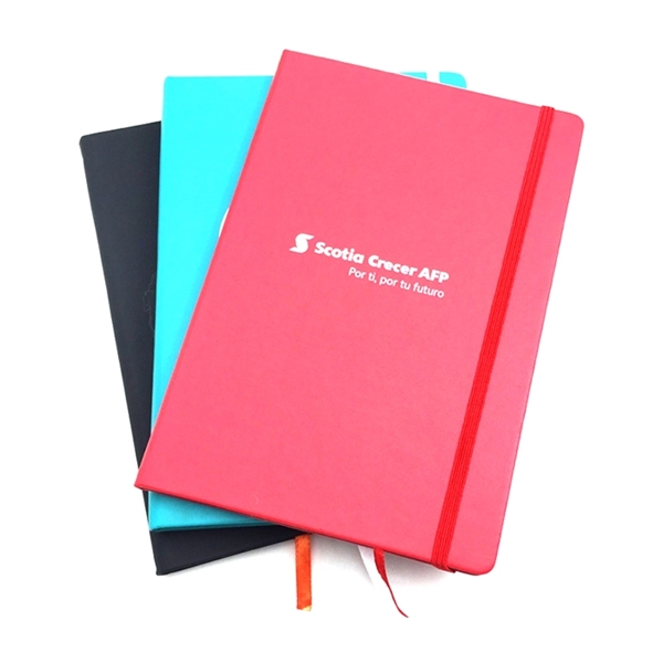 PU Leather Notebook with Elastic Band - PU Leather Notebook with Elastic Band - Image 10 of 11