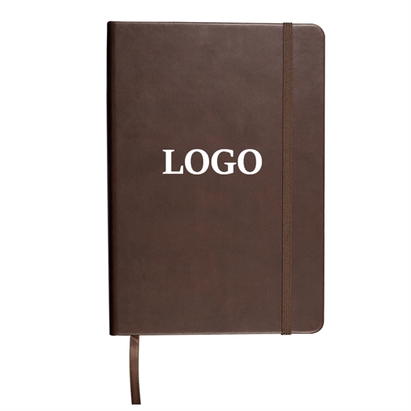 PU Leather Notebook with Elastic Band - PU Leather Notebook with Elastic Band - Image 9 of 11