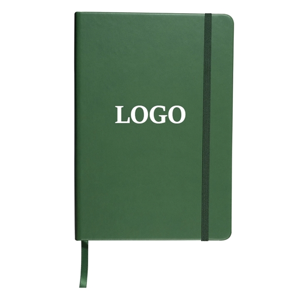 PU Leather Notebook with Elastic Band - PU Leather Notebook with Elastic Band - Image 8 of 11