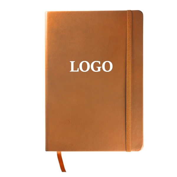 PU Leather Notebook with Elastic Band - PU Leather Notebook with Elastic Band - Image 3 of 11