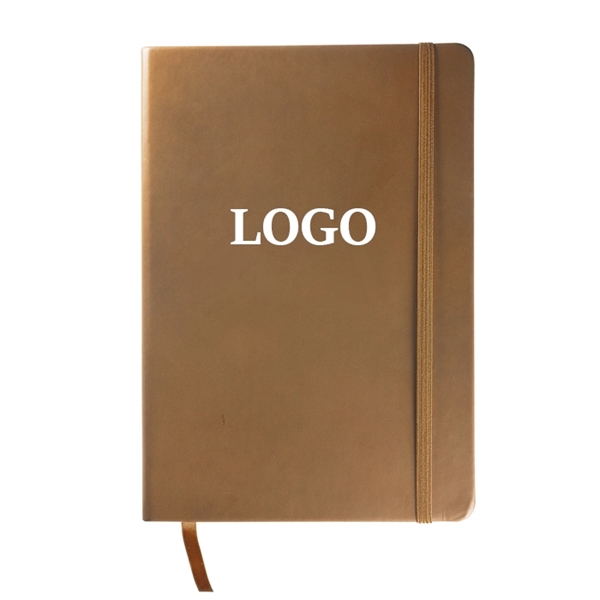PU Leather Notebook with Elastic Band - PU Leather Notebook with Elastic Band - Image 2 of 11