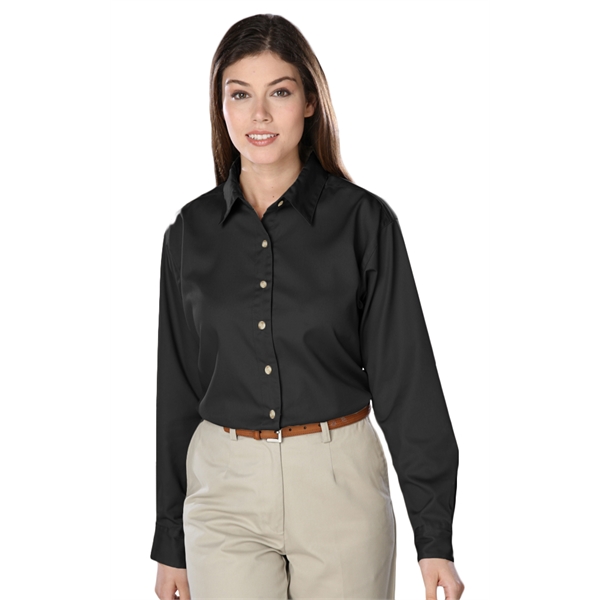 Ladies' L/S Scotchgard™ Treated Twill Shirt - Ladies' L/S Scotchgard™ Treated Twill Shirt - Image 1 of 15