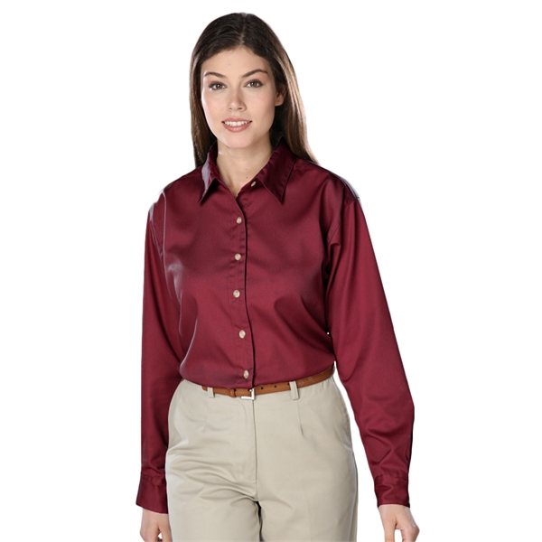 Ladies' L/S Scotchgard™ Treated Twill Shirt - Ladies' L/S Scotchgard™ Treated Twill Shirt - Image 2 of 15