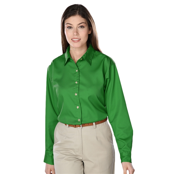 Ladies' L/S Scotchgard™ Treated Twill Shirt - Ladies' L/S Scotchgard™ Treated Twill Shirt - Image 4 of 15