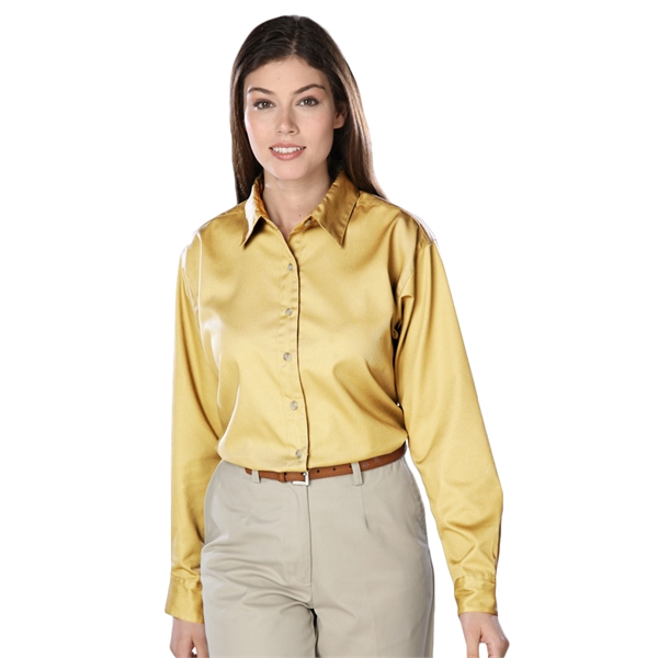 Ladies' L/S Scotchgard™ Treated Twill Shirt - Ladies' L/S Scotchgard™ Treated Twill Shirt - Image 6 of 15