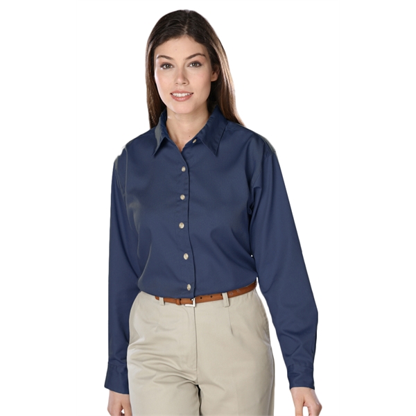 Ladies' L/S Scotchgard™ Treated Twill Shirt - Ladies' L/S Scotchgard™ Treated Twill Shirt - Image 7 of 15