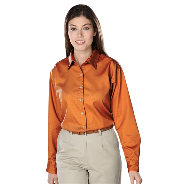 Ladies' L/S Scotchgard™ Treated Twill Shirt - Ladies' L/S Scotchgard™ Treated Twill Shirt - Image 8 of 15