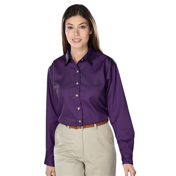 Ladies' L/S Scotchgard™ Treated Twill Shirt - Ladies' L/S Scotchgard™ Treated Twill Shirt - Image 9 of 15