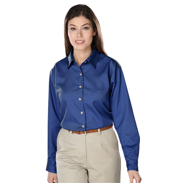 Ladies' L/S Scotchgard™ Treated Twill Shirt - Ladies' L/S Scotchgard™ Treated Twill Shirt - Image 11 of 15